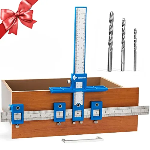 Hardware Jig, Punch Locator Drill Guide,Wood Drilling Dowelling